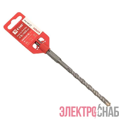 Бур по бетону SDS-plus 8х160мм 4 резца 4S спираль Expert EKF db-8-160-4x4