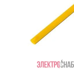 Трубка термоусадочная 3.0/1.5 1м жел. Rexant 20-3002