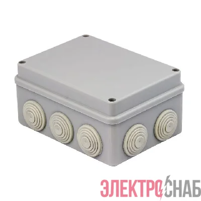 Коробка распаячная КМР-050-041 пылевлагозащ. 150х110х70 10 мембранных вводов уплот. шнур PROxima EKF plc-kmr-050-041