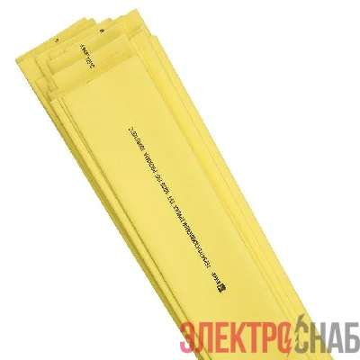 Трубка термоусадочная ТУТ нг 30/15 желт. 1м (уп.25м) PROxima EKF tut-30-y-1m