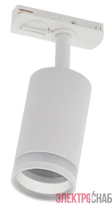 Светильник 4116 декоративный трековый поворотный GU10 бел. IEK LT-USB0-4116-GU10-1-K01