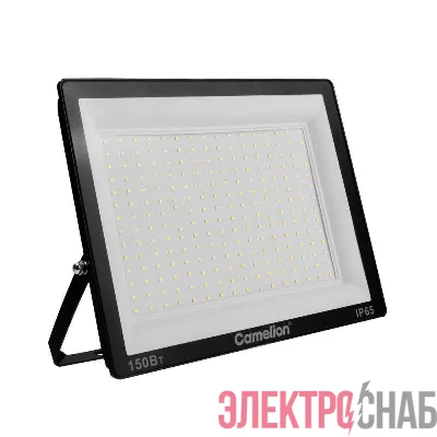 Прожектор LFL-15003 C02 (LED SMD 150Вт 15000лм 230В 6500К 300х252х34) черн. Camelion 16329
