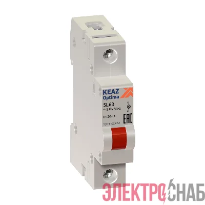 Лампа сигнальная OptiDin SL63 G 230AC УХЛ3 КЭАЗ 138614