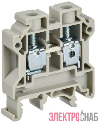 Колодка клеммная CTS ARMAFIX 10кв.мм сер. IEK YCT10-00-K03-010