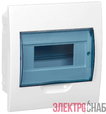 Корпус встраиваемый ЩРВ-П-8 Krepta 3 IP41 пластик. бел. IEK MKP12-V-08-40-20