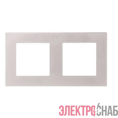 Рамка 2-м Simon24 алюм. 2400620-033