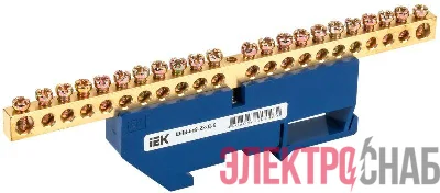 Шина нулевая на DIN-изоляторе ШНИ-6х9-22-Д-С IEK YNN10-69-22D-K07