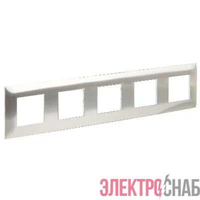 Рамка 5-м SKANDY SK-F35N металл никель IEK SK-M52-M-K50