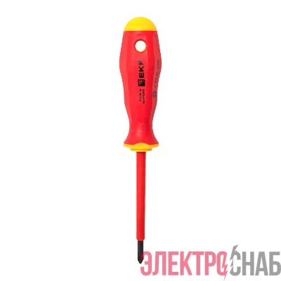 Отвертка Professional PZ-FL1х80мм VDE 1000В EKF pz-fl-1-80-pro-in