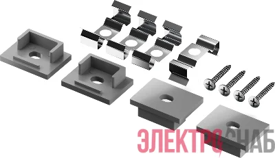 Комплект клипс 91 945 ИМПСЛ-02 (4 крепежные клипсы с заглушками) для ИПСЛ-02 Innolux 91945