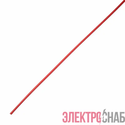 Трубка термоусадочная тонкостен. 9/3 с клеем (3:1) 1м красн. Rexant 26-9004