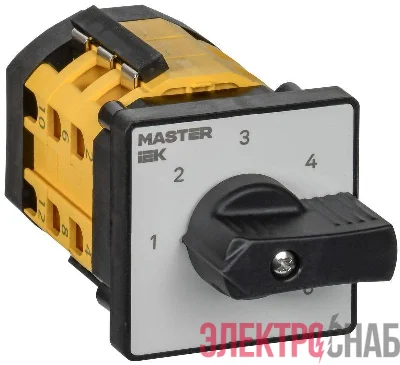 Переключатель кулачковый 10А (сх. 85) стандартная рукоятка IEK MI-CS10-010-085