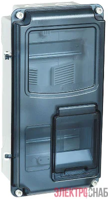 Корпус ЩУРн-П 1/8 Krepta 3 IP66 PC пластик. IEK MSP1-N-08-66-L