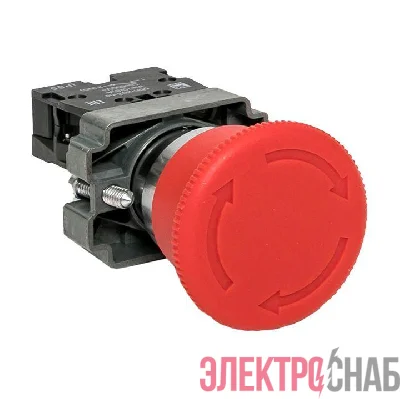 Кнопка "Грибок" BS542 NC IP65 поворотн. красн. PROxima EKF xb2-bs542-65