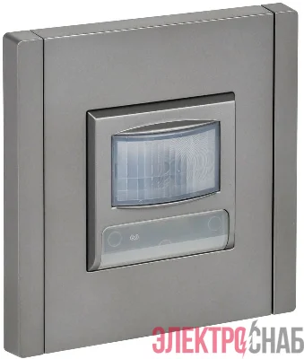 Датчик движения FORTE&PIANO FP556 с LED подсветкой сталь IEK FP-MS11-N-150-05-K46