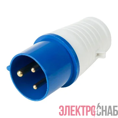 Вилка переносная 023 2P+PE 32А 220В IP44 Rexant 11-8903