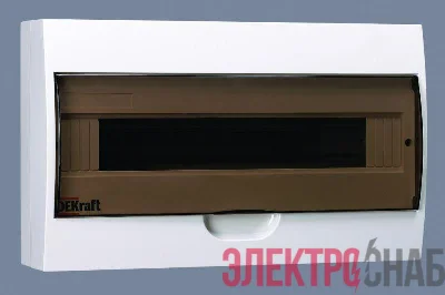 Корпус навесной ЩРН-П-18 18мод. IP41 пластик. DEKraft 31012DEK