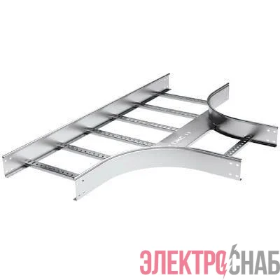 Ответвитель для лестн. лотка Т-образ. 50х300 R-300 цинк-ламель DKC LT5303ZL