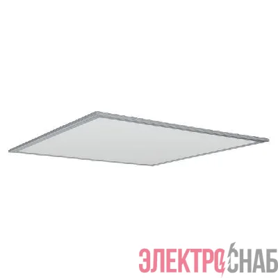 Светильник светодиодный ДВО-4007-L 36Вт 4000К IP40 595х595 без драйвера тонкая панель серебр. EKF LPS-4007-L-36-4000