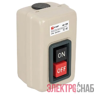Выключатель кнопочный с блокировкой ВКИ-230 3п 16А IP40 PROxima EKF vki-230