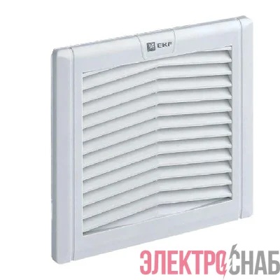 Решетка вентиляционная с фильтром 124x124мм IP54 PROxima EKF EXF52