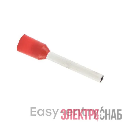 Наконечник штыревой втулочный изол. НШвИ 1.0-8 (уп.50шт) EKF nhvi-1.0-8