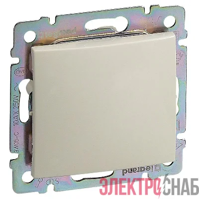 Переключатель проходной 1-кл. СП Valena 10А IP31 механизм сл. кость (DIY-упак.) IEK 695602