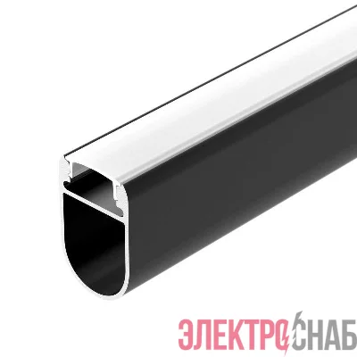 Профиль WARDROBE-1930-2000 ANOD BLACK L2000 алюм. Arlight 054943