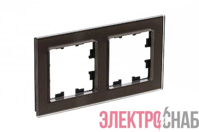 Рамка 2-м AtlasDesign Nature стекло мокко SE ATN320602