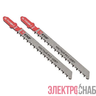 Пилка для электролобзика обратные T101BR (чистовой рез по ДВП)(SK5) (уп.2шт) Expert EKF pl-t101br-2
