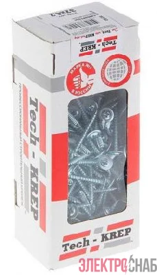 Саморез для тонкого метал. листа 4.2х32 (уп.200шт) коробка Tech-Krep 102142