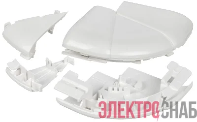 Угол для кабель-канала внешн. изменяемый 60-120град. для DLP 80х50 бел. ИЭК Leg 010622