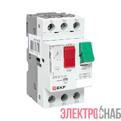 Выключатель автоматический для защиты двигателя АПД-32 24-32А EKF apd-me-32