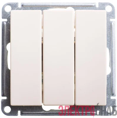 Выключатель 3-кл. СП W59 10А IP20 10AX механизм сл. кость SE VS0510-351-2-86