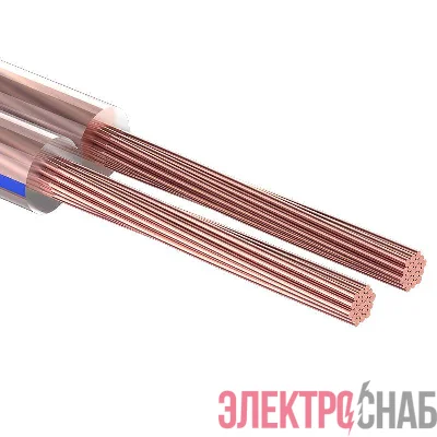 Кабель Stereo 2х1.00 прозр. BLUELINE (уп.5м) Rexant 01-6205-3-05