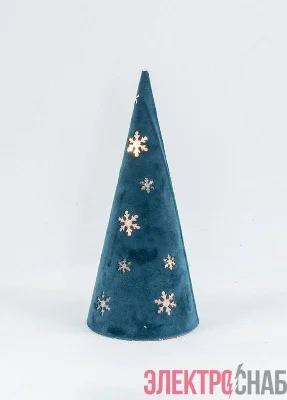 Светильник настольный "Конус" 8LED флок 11х25см тепл. бел. КОСМОС KOC_TAB-B106