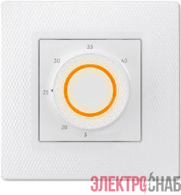Терморегулятор прогр. LumiSmart 25 датчик пола/датчик возд. 3.5кВт 16А бел. (в компл. переходник для рамок Unica/Valena/Basic 55) ССТ 2239191