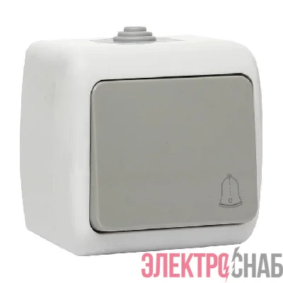 Кнопка звонка 1-кл. ОП Мурманск 10А IP54 сер. EKF EFZ10-026-30-54
