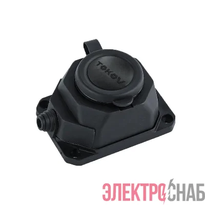 Колодка удлинителя 1-м 16А с заземл. каучук TOKOV ELECTRIC TKE-C05-KK1-Z