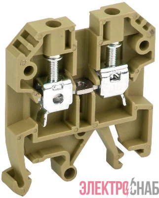 Клемма винтовая КВИ-4кв.мм желт. IEK YZN30-004-K05