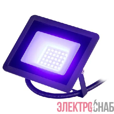 Прожектор светодиодный уличный LPR-025-BLUE-030 30Вт син. свечение 330лм IP65 Эра Б0064716