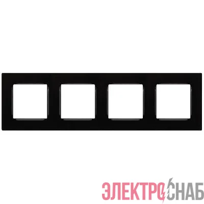 Рамка 4-м 12-5204-06 Классик черн. Эра Б0067718