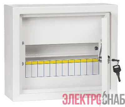 Корпус ЩРн-12 TITAN 3 265х310х120мм IP31 метал. бел. IEK MKM13-N-12-31-Z