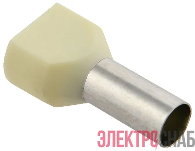 Наконечник НШВИ(2) 10-14 сл. кость (уп.100шт) IEK UTE10-D10-0-100