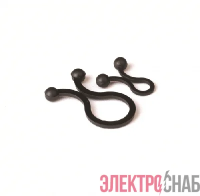 Замок d17.8-20.3 черн. (уп.100шт) DKC 21043116