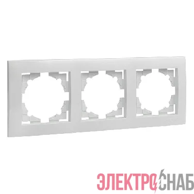 Рамка 3-м Валенсия бел. PROxima EKF EWM-G-303-10