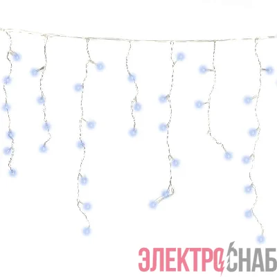 Гирлянда наружная "Сосульки" OIC100LSE-MG-E 100 ламп 20 нитей RB светодиод мерцающая 2м SHLights 4690601040138