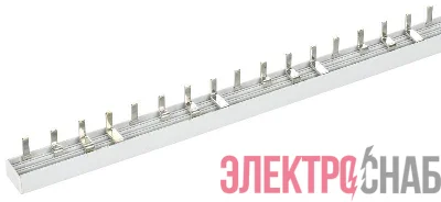 Шина соединительная PIN (штырь) 4п 63А луженые (дл.1м) IEK YNS21-4-063-N