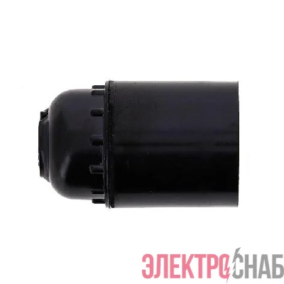 Патрон E27 карболитовый подвесной черн. EKF LHC-E27-s-s