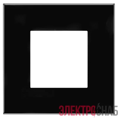 Рамка 1-м 2мод. Avanti "Черный квадрат" DKC 4402902